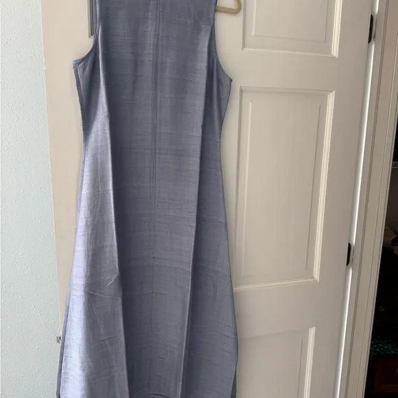 Julia Amory Blizzard Blue Jane Sleeveless Dress Medium new! - Picture 1 of 7
